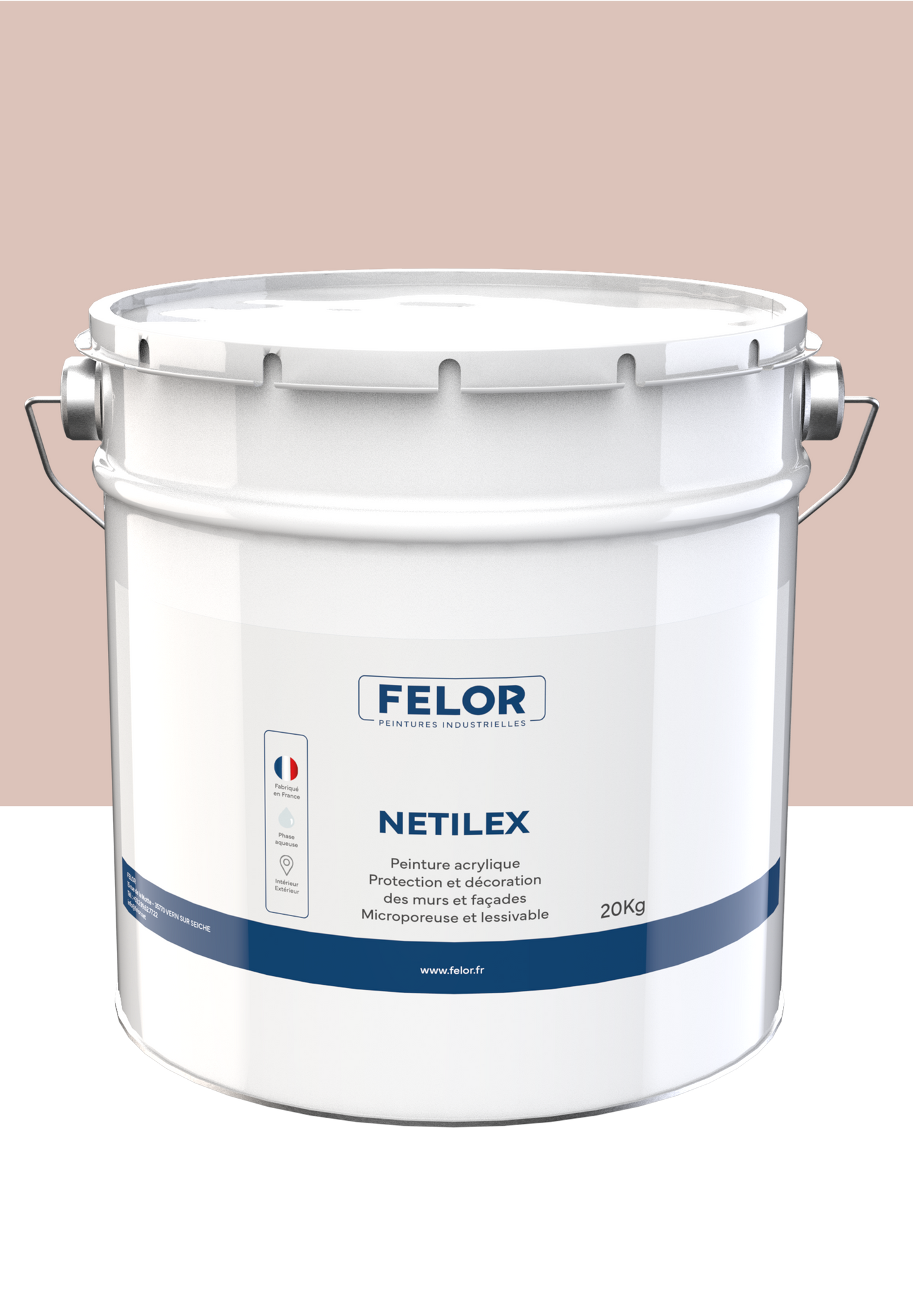 Peinture microporeuse pour mur et façade Autres teintes - NETILEX