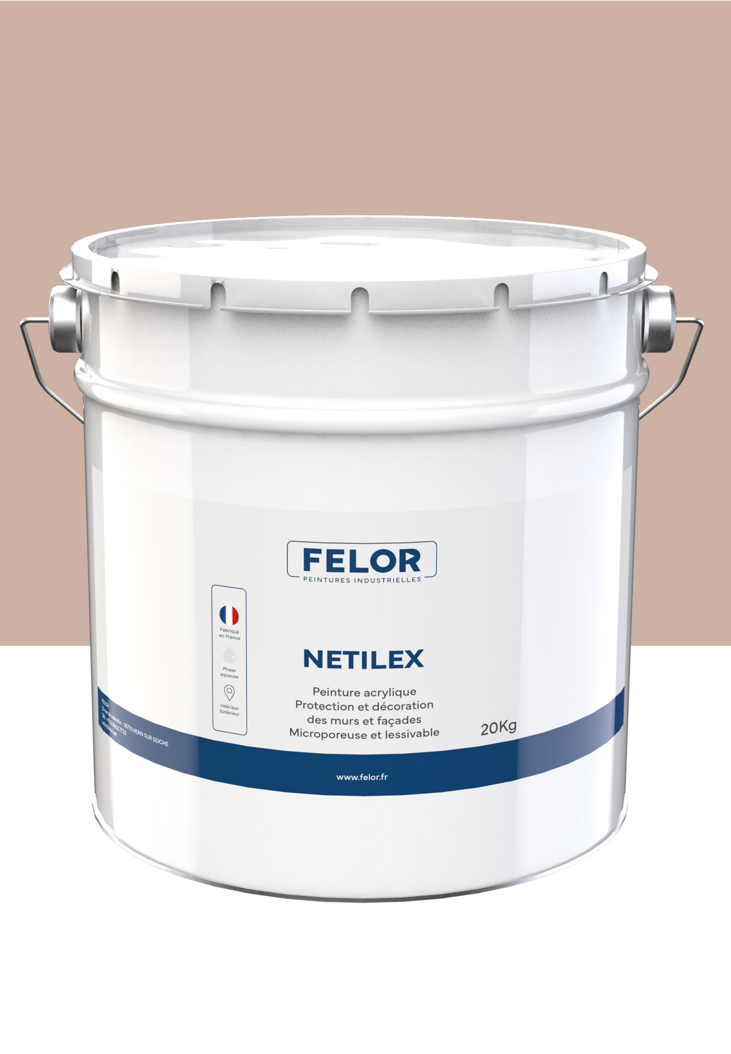 Peinture microporeuse pour mur et façade Autres teintes - NETILEX