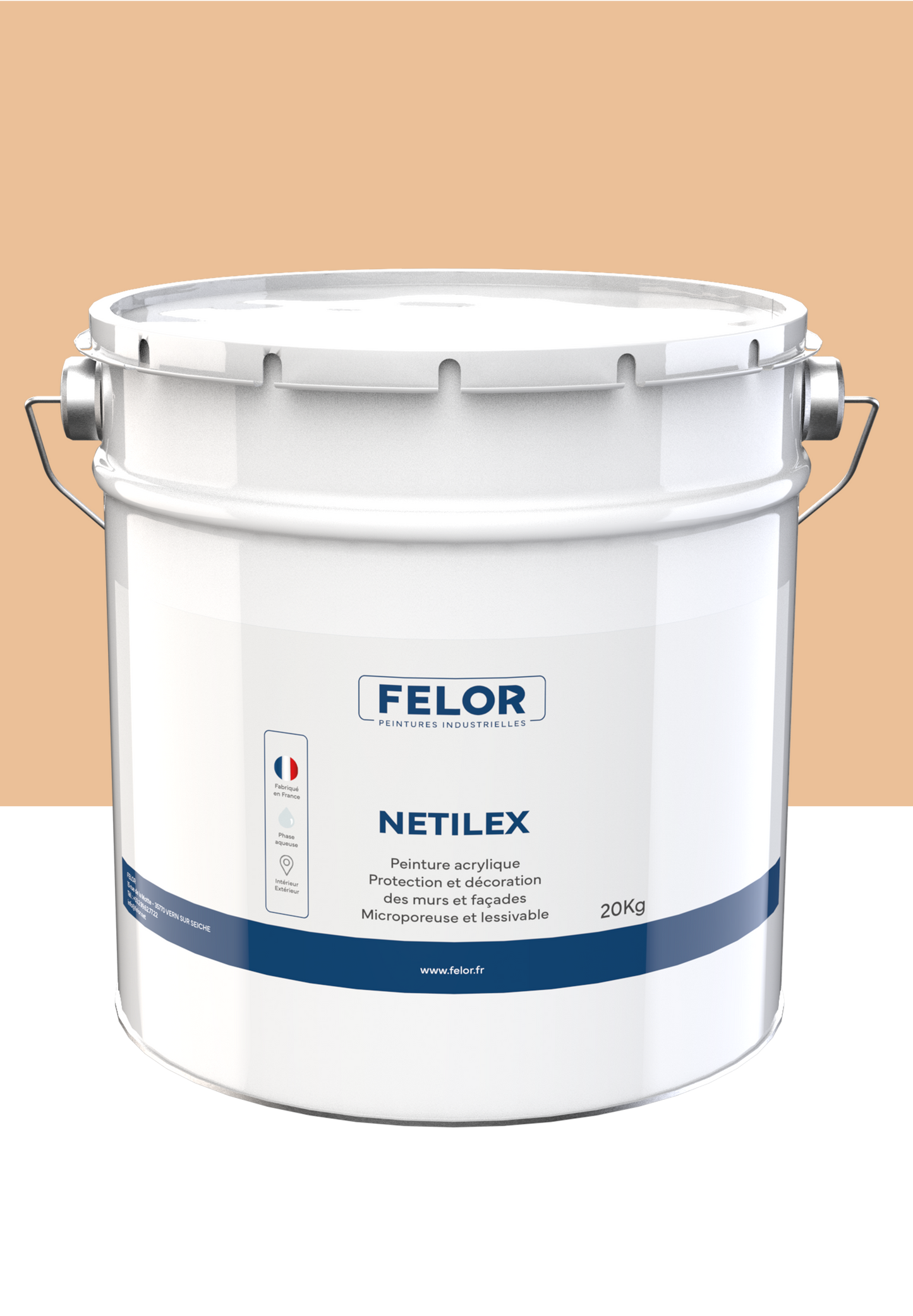 Peinture microporeuse pour mur et façade Autres teintes - NETILEX