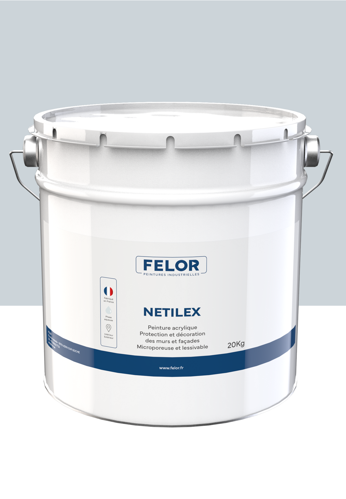 Peinture microporeuse pour mur et façade Autres teintes - NETILEX