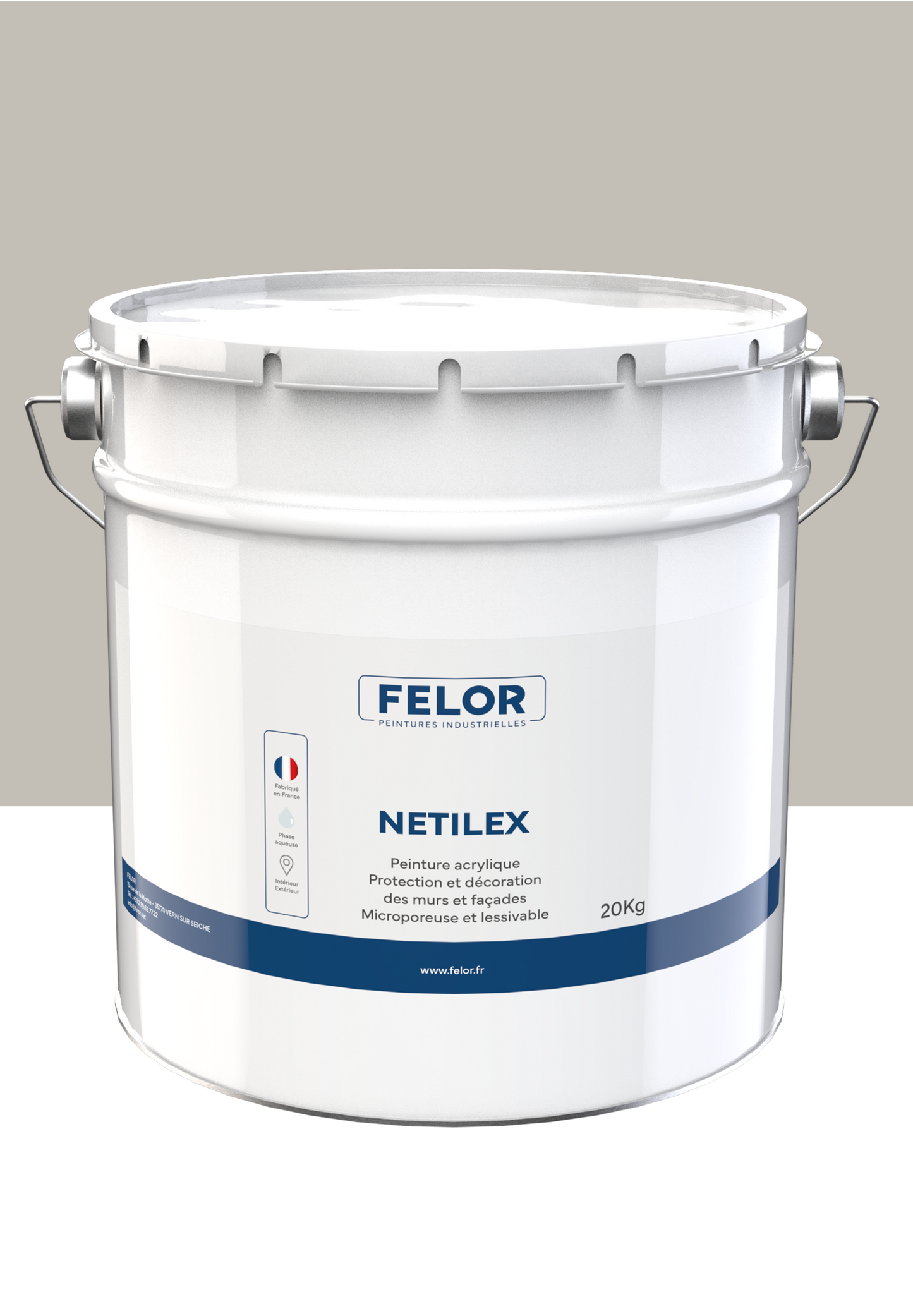 Peinture microporeuse pour mur et façade Autres teintes - NETILEX