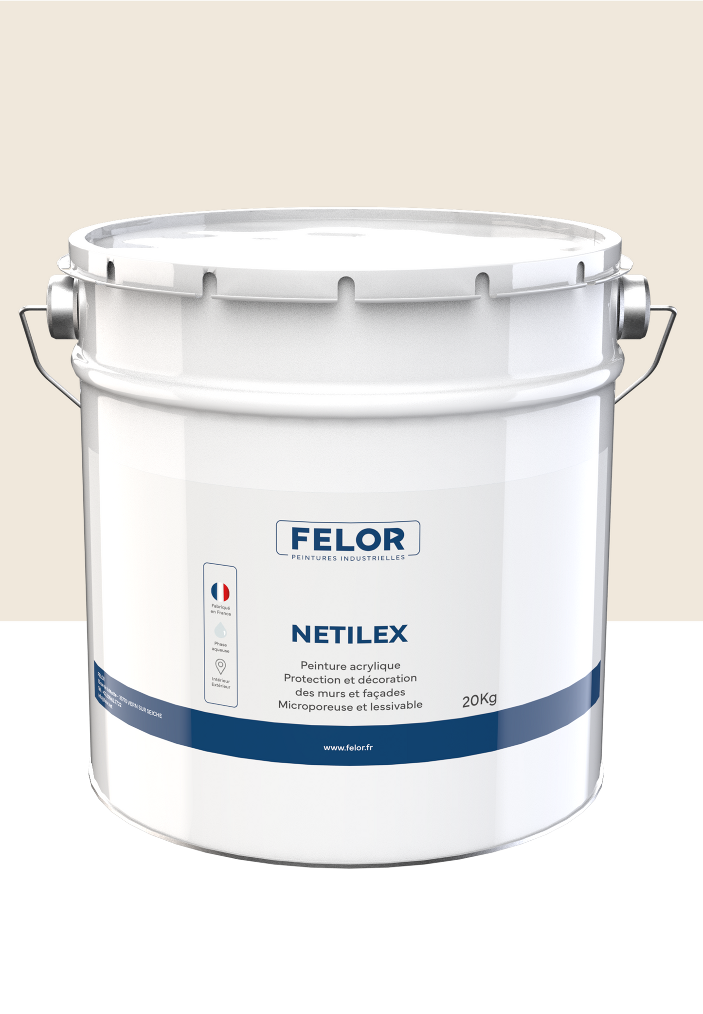 Peinture microporeuse pour mur et façade Autres teintes - NETILEX