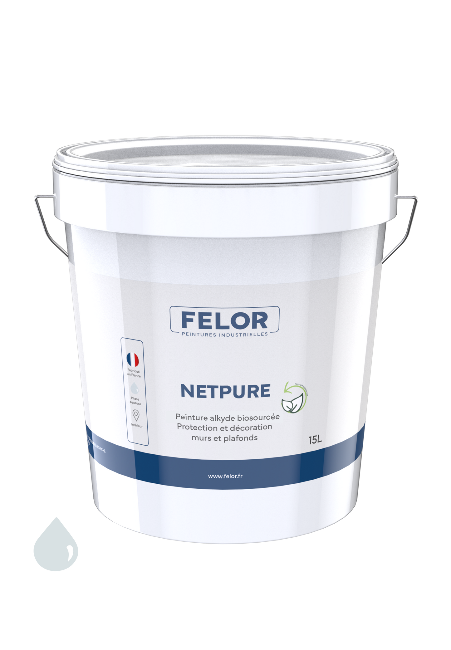 Peinture biosourcée pour la protection et la décoration des murs et plafonds intérieurs - NETPURE