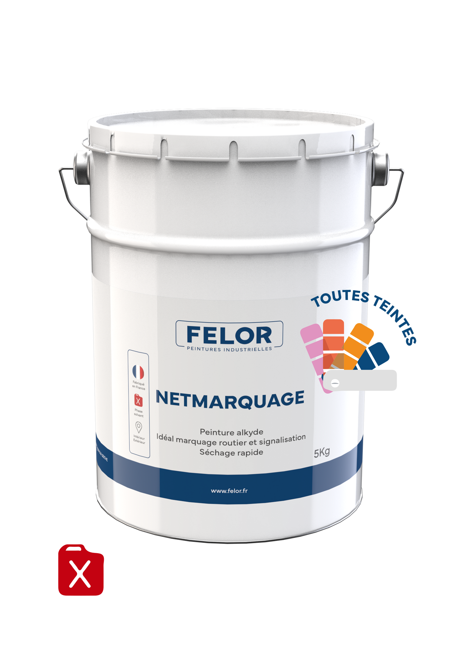 Peinture de signalisation au sol Toutes teintes - NETMARQUAGE