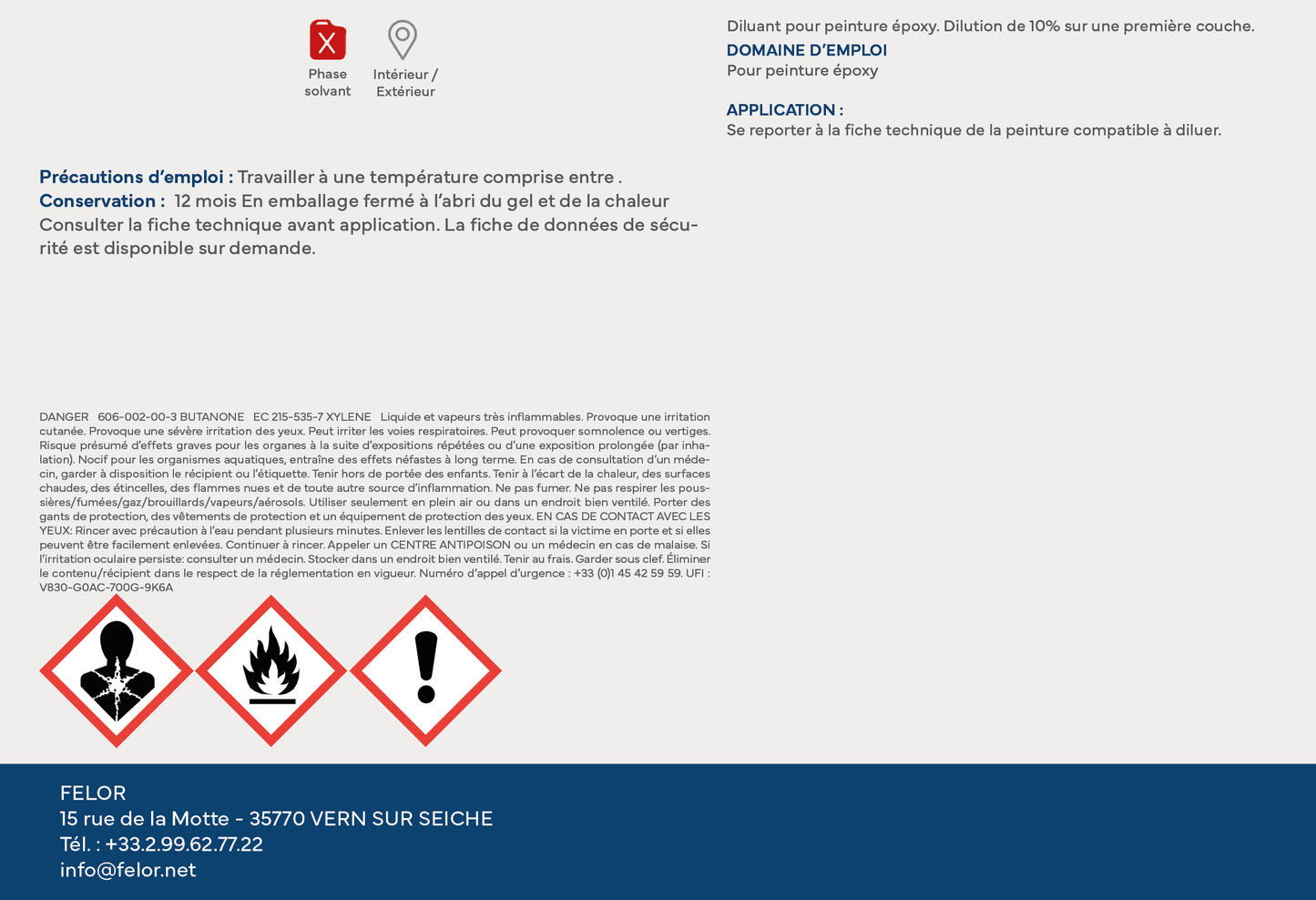 Kit peinture sol intérieur haute résistance Gris 7040 - NETSOLEPOXY