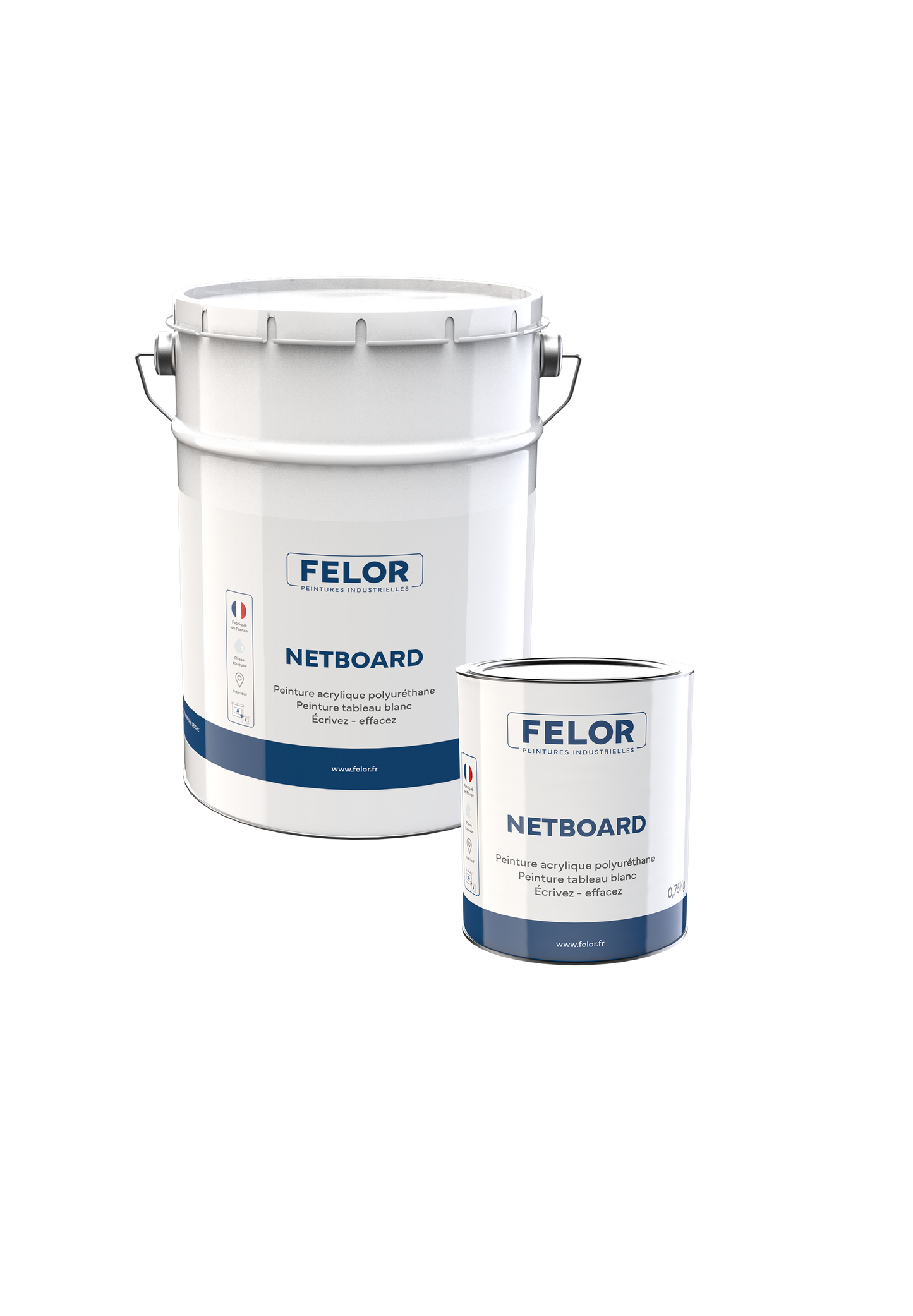 Peinture pour la réalisation et rénovation de tableau effaçable Incolore - NETBOARD