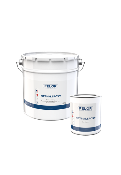 Peinture sol trafic intense intérieur - Gris 7040 - NETSOLEPOXY