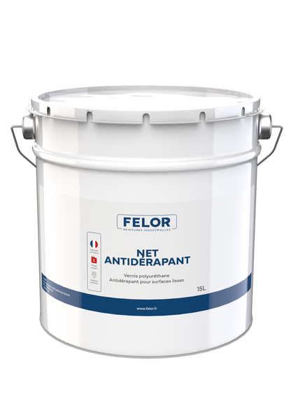 Vernis antidérapant sur béton, ciment, peinture - NET ANTIDERAPANT