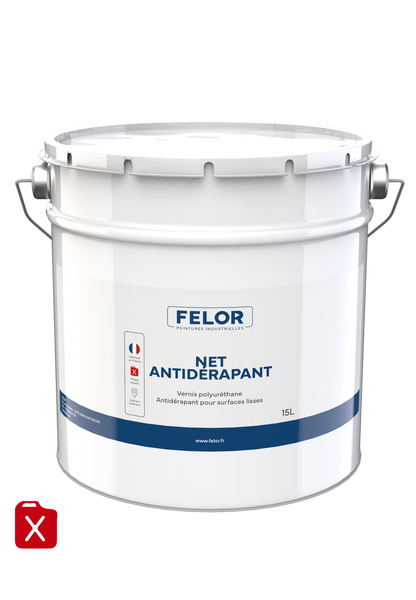 Vernis antidérapant sur béton, ciment, peinture - NET ANTIDERAPANT