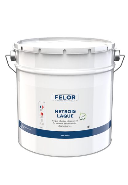 Peinture laque biosourcée pour boiseries intérieur et extérieur - NETBOIS LAQUE