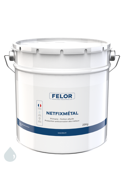 Peinture 2 en 1 primaire et finition de protection des métaux - NETFIXMETAL