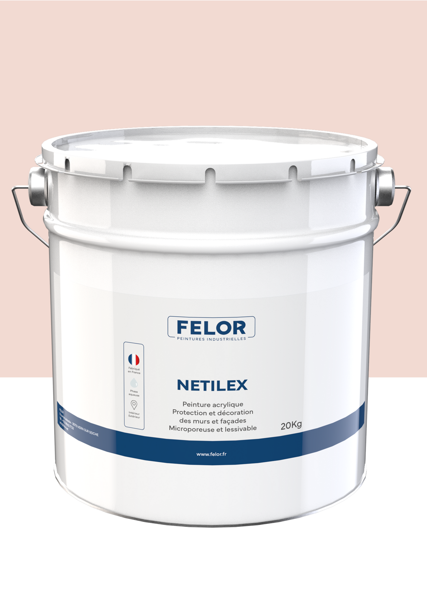 Peinture microporeuse pour mur et façade Autres teintes - NETILEX