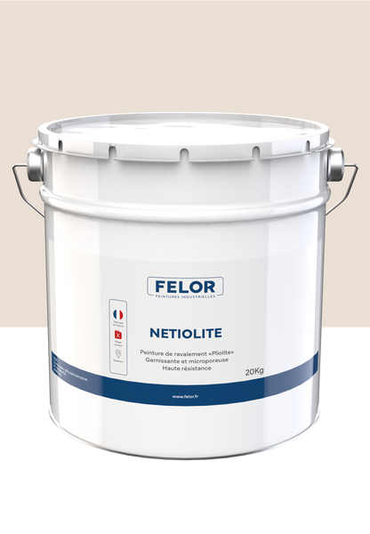 Peinture façade D2 pour murs sans aspérités - toutes teintes - NETIOLITE