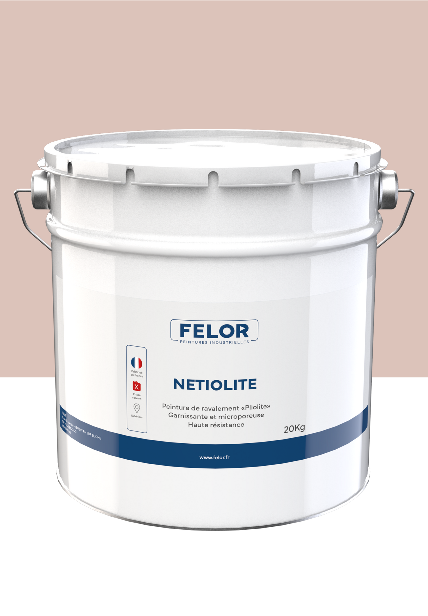 Peinture pour façade à base de résine pliolite toutes teintes - NETIOLITE