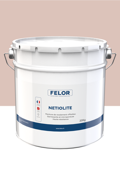Peinture façade D2 pour murs sans aspérités - toutes teintes - NETIOLITE