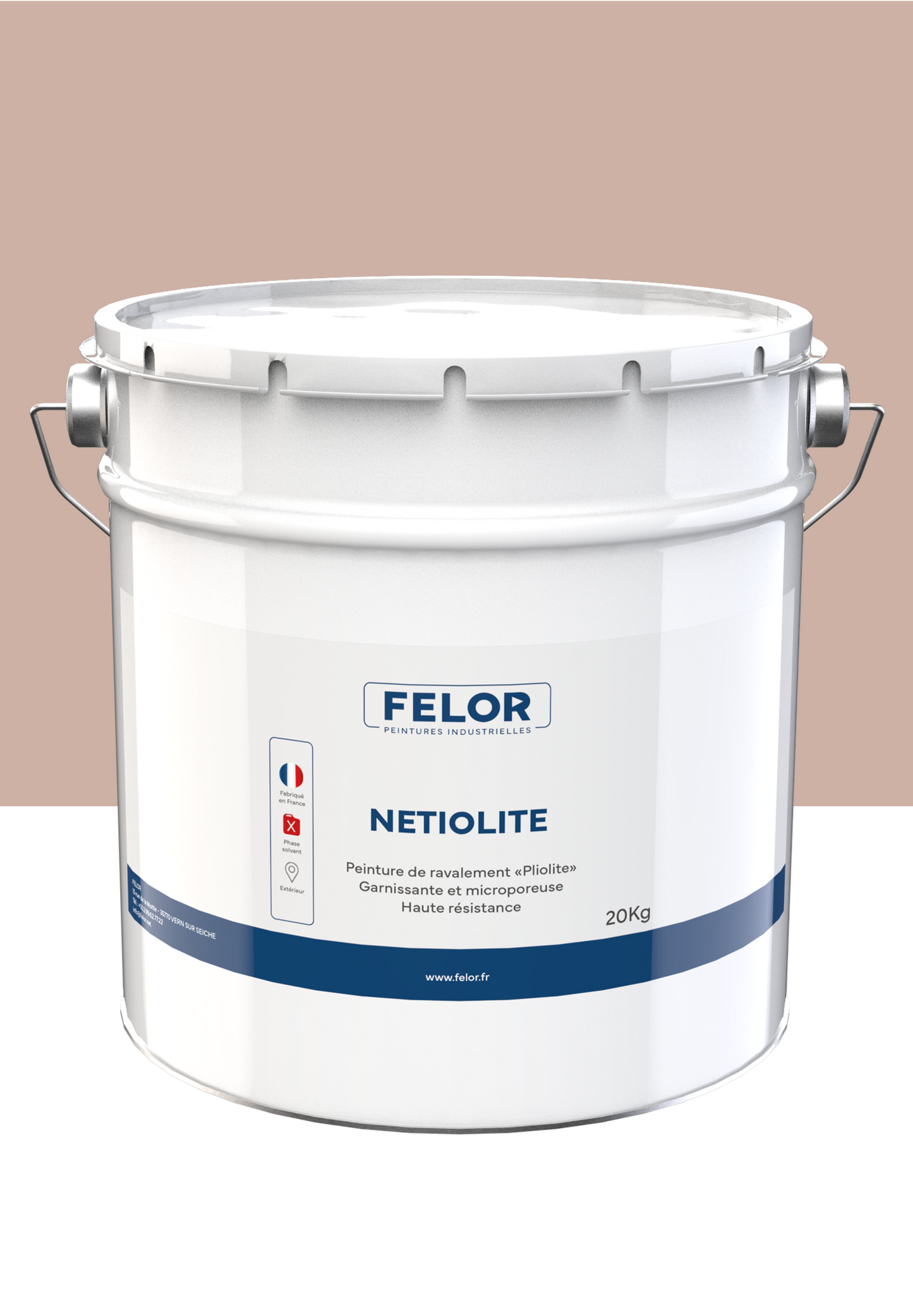 Peinture pour façade à base de résine pliolite toutes teintes - NETIOLITE