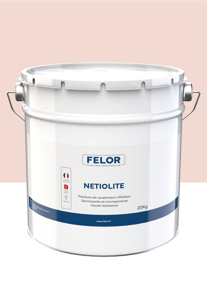 Peinture façade D2 pour murs sans aspérités - toutes teintes - NETIOLITE