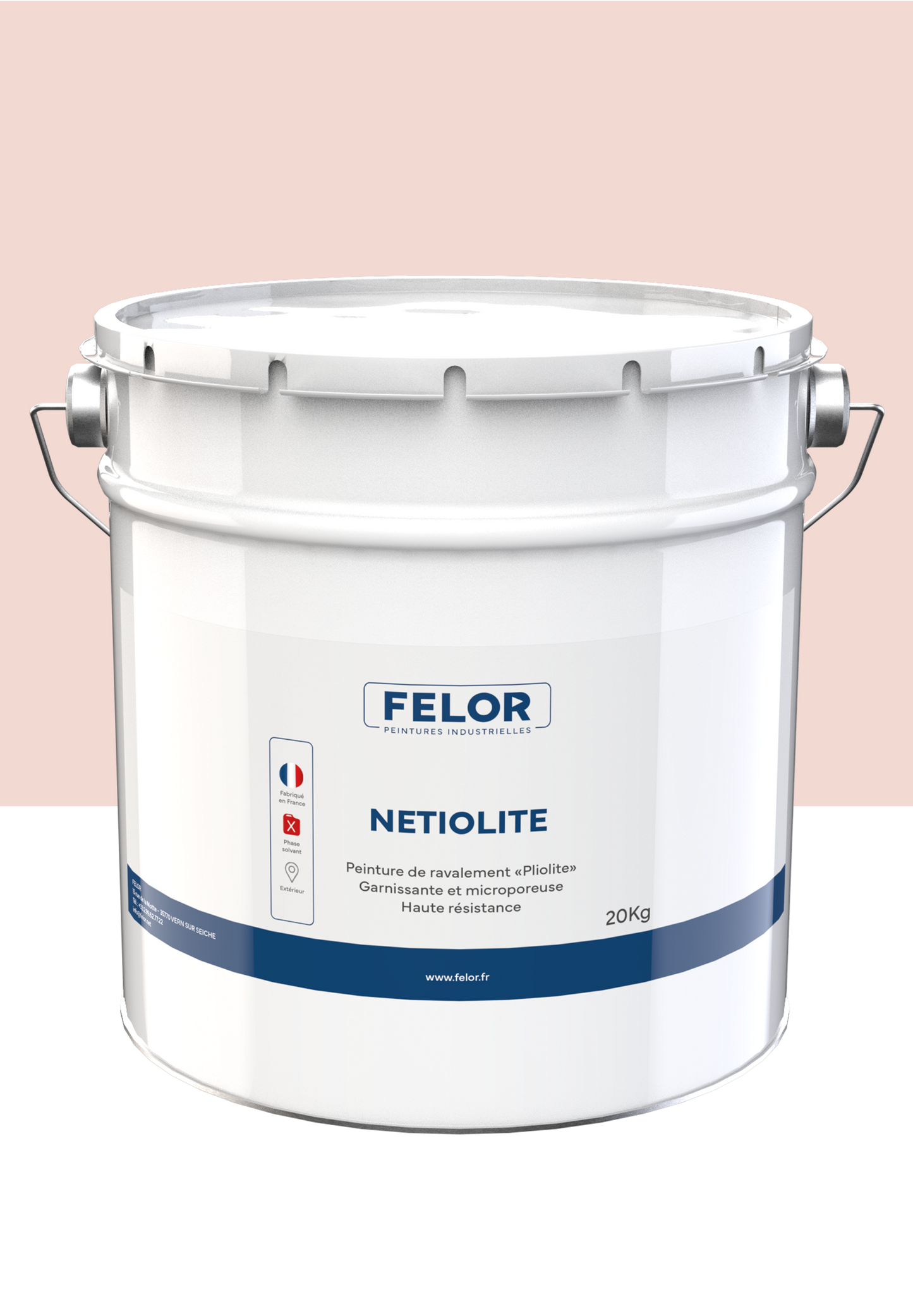 Peinture pour façade à base de résine pliolite toutes teintes - NETIOLITE