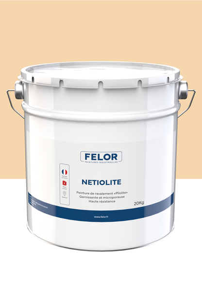 Peinture façade D2 pour murs sans aspérités - toutes teintes - NETIOLITE