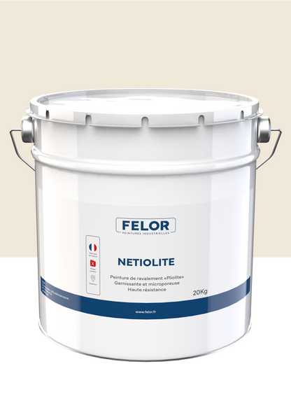Peinture façade D2 pour murs sans aspérités - toutes teintes - NETIOLITE