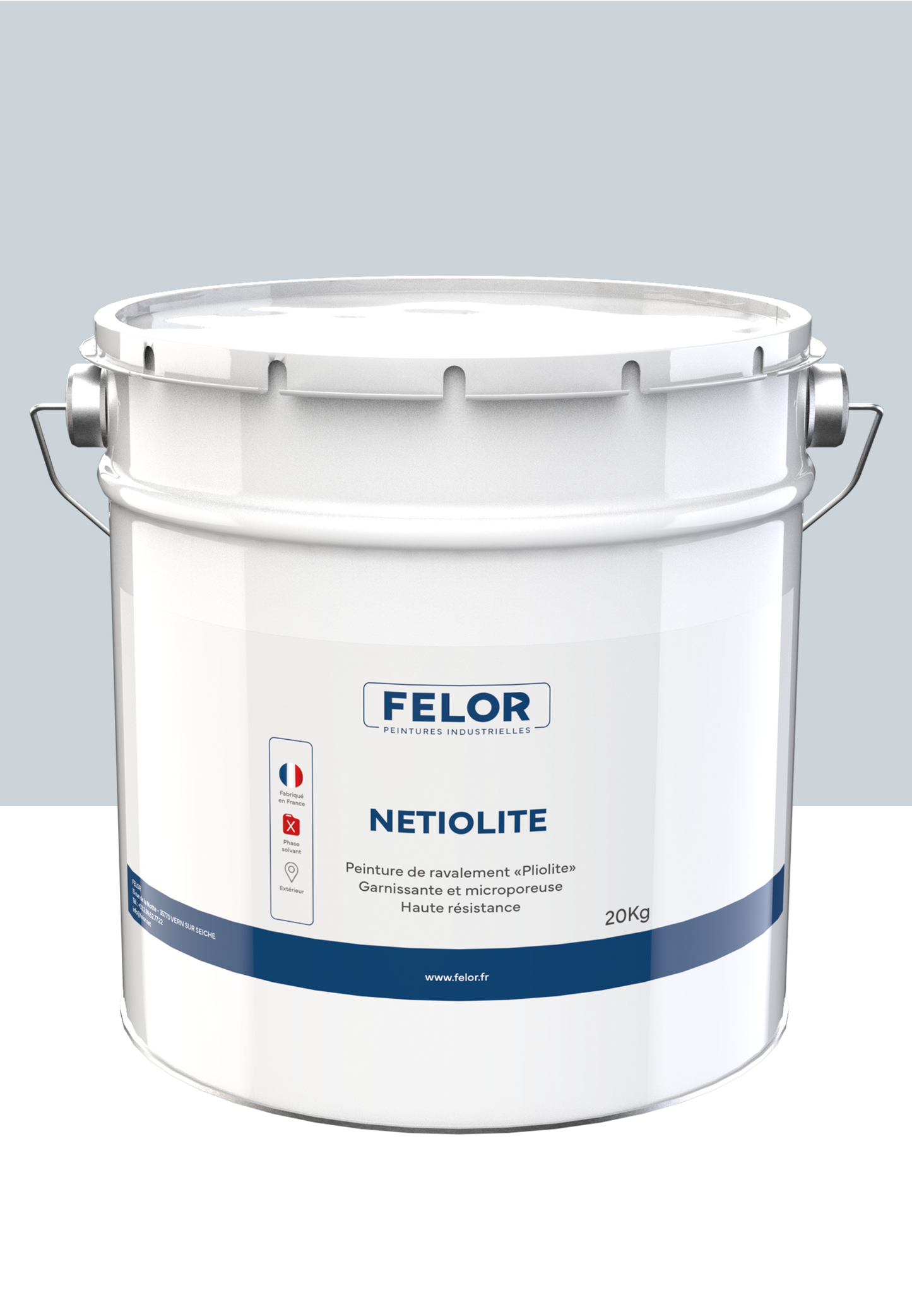Peinture pour façade à base de résine pliolite toutes teintes - NETIOLITE