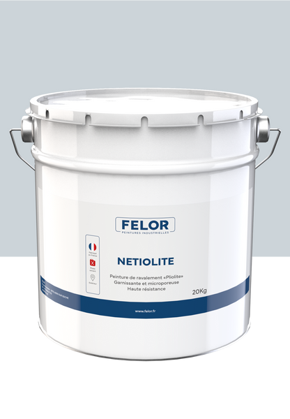 Peinture façade D2 pour murs sans aspérités - toutes teintes - NETIOLITE