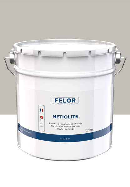 Peinture façade D2 pour murs sans aspérités - toutes teintes - NETIOLITE