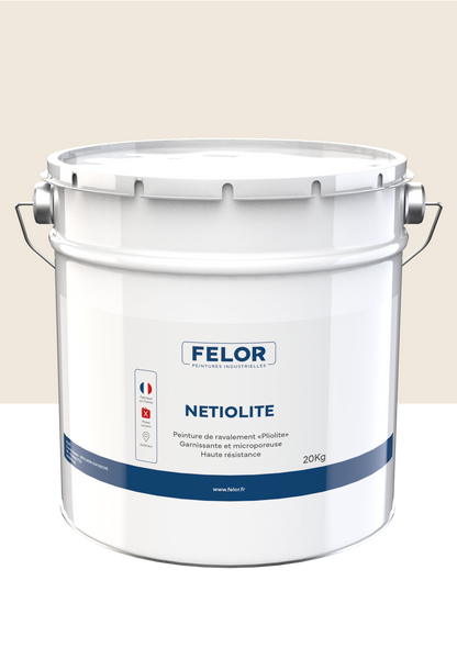 Peinture façade D2 pour murs sans aspérités - toutes teintes - NETIOLITE