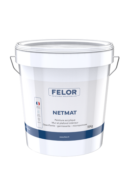 Peinture de finition mur et plafond intérieur - Blanc - NETMAT