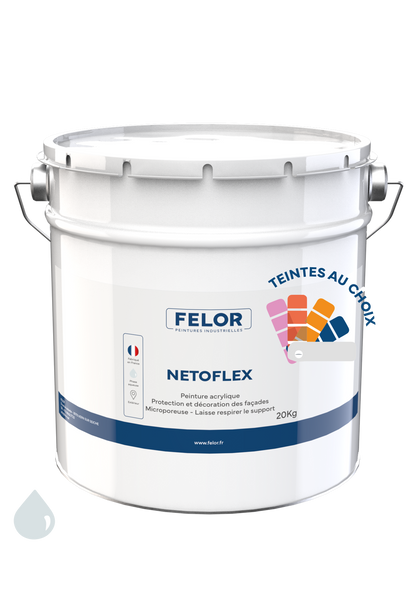 Peinture façade D3 haute résistance - NETOFLEX