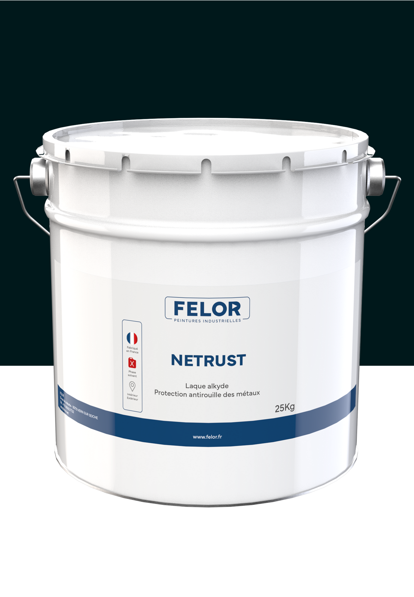 Laque antirouille RAL9005 - NETRUST