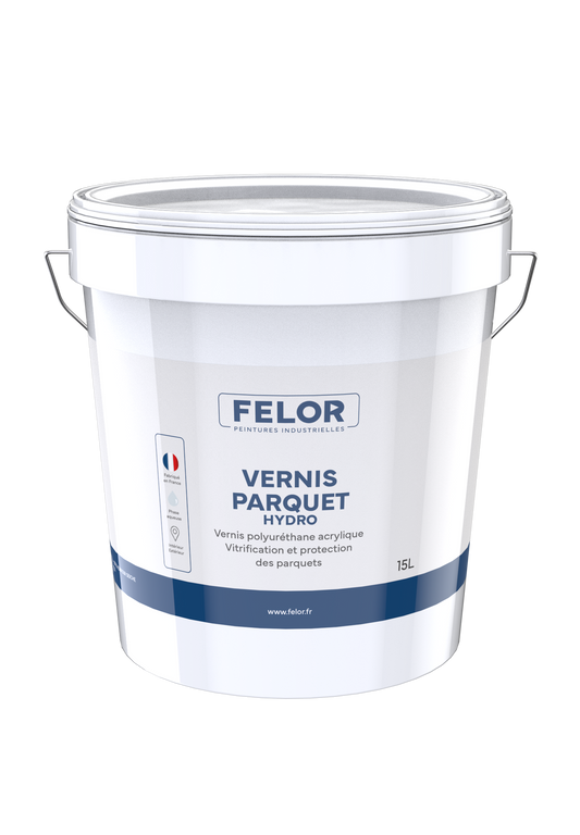 Vitrificateur hydro pour parquet, terrasse en bois - VERNIS PARQUET HYDRO