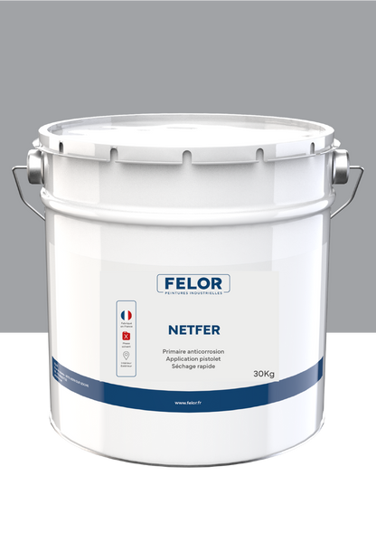 Kit antirouille primaire + finition métal au pistolet