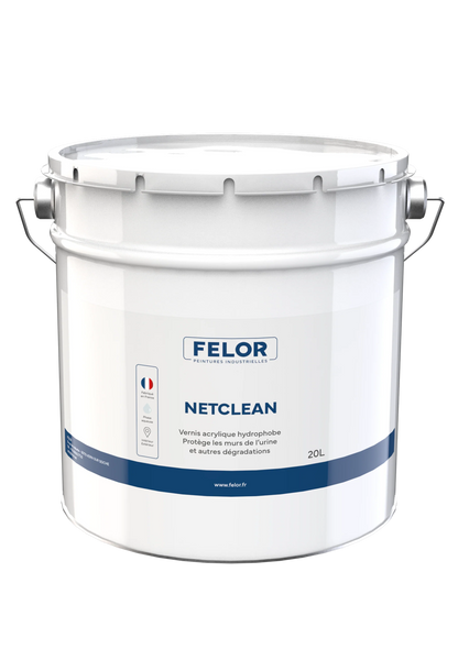 Peinture anti-urine et hydrophobe contre la dégradation des murs - NETCLEAN