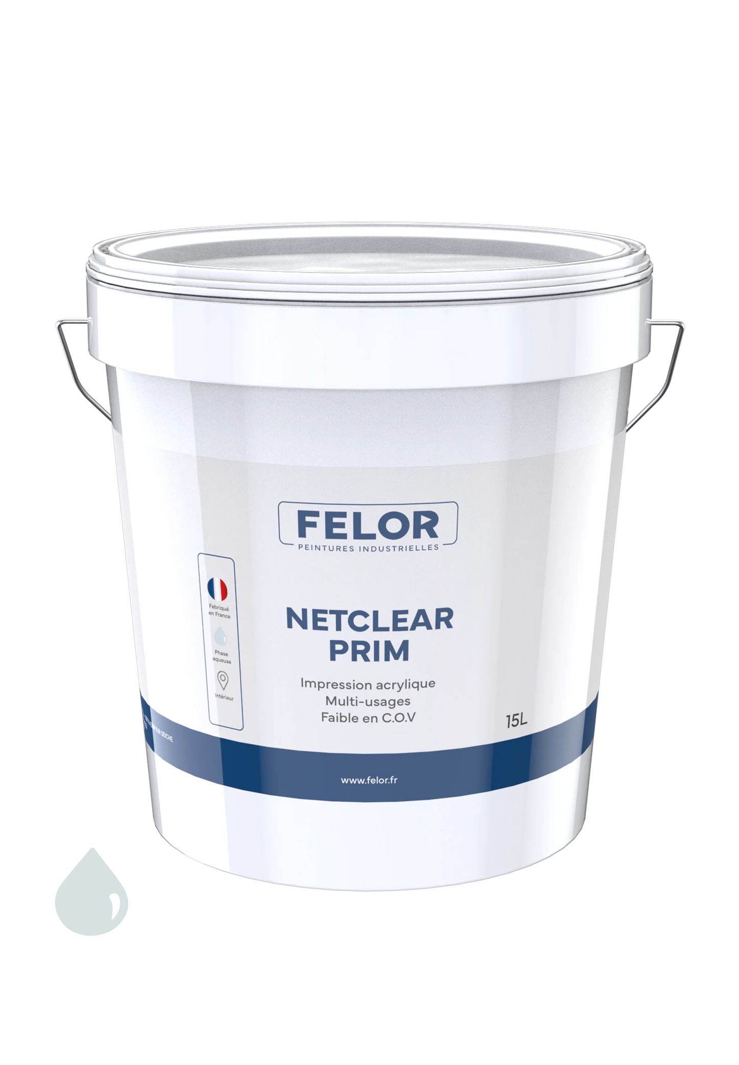 Sous-couche ECOLABEL avant finition mur et plafond intérieur - NETCLEAR PRIM