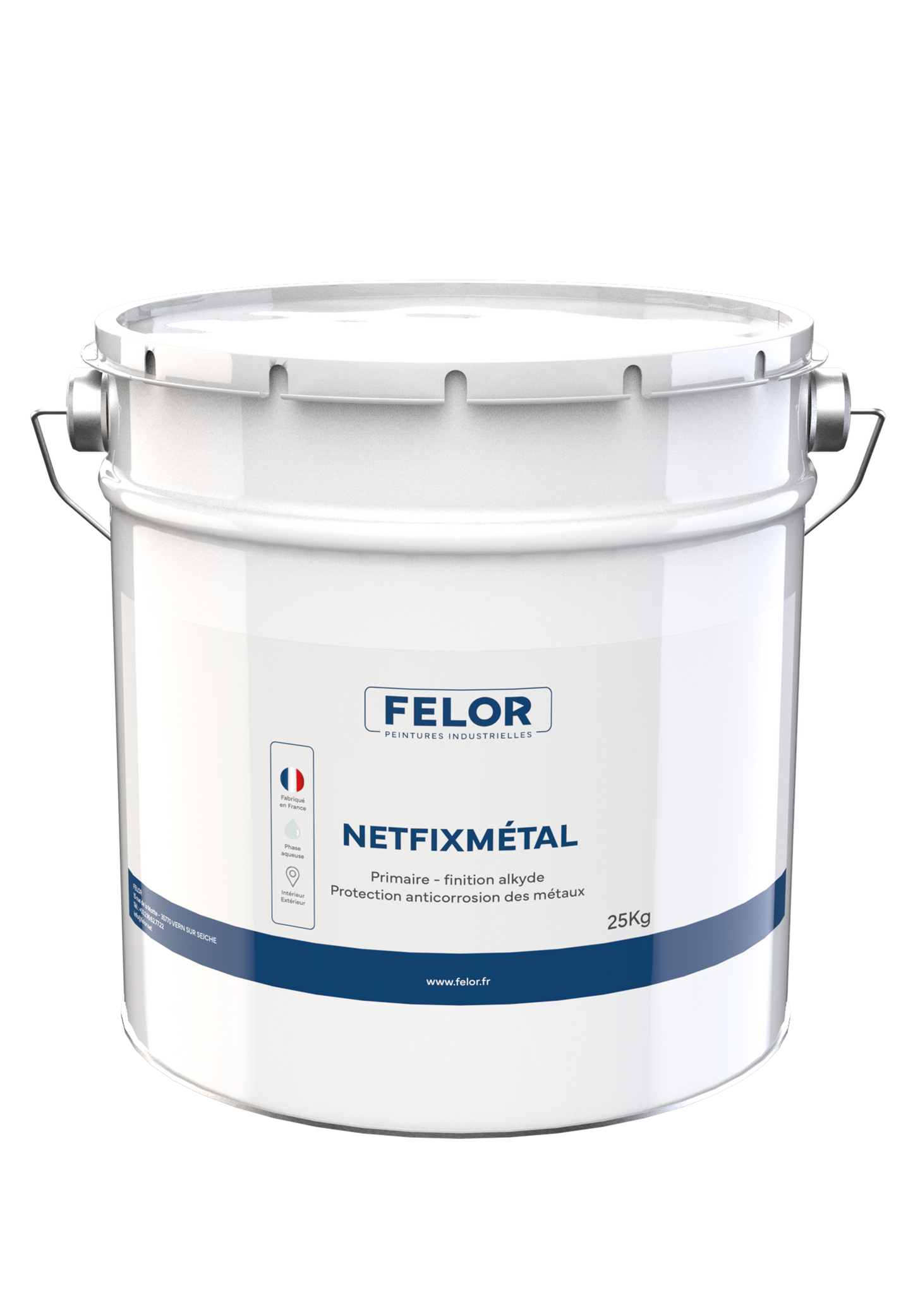 Peinture 2 en 1 primaire et finition de protection des métaux - NETFIXMETAL