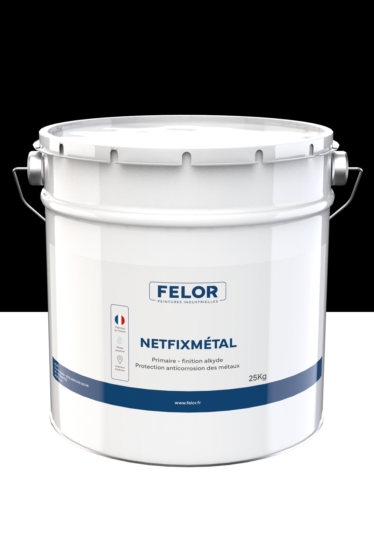 Peinture 2 en 1 primaire et finition de protection des métaux - NETFIXMETAL