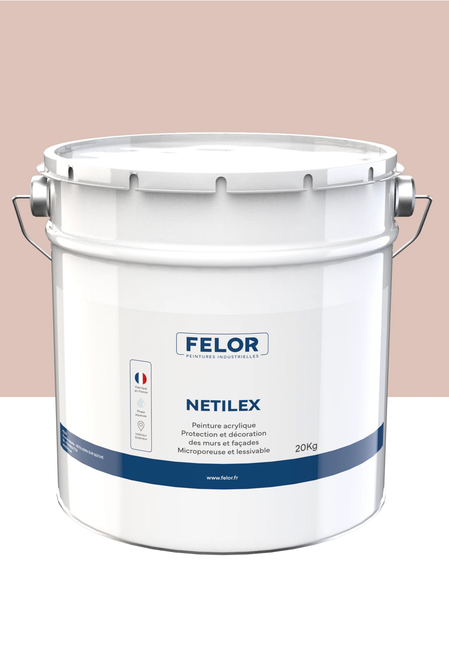 Peinture façade D2 microporeuse - NETILEX