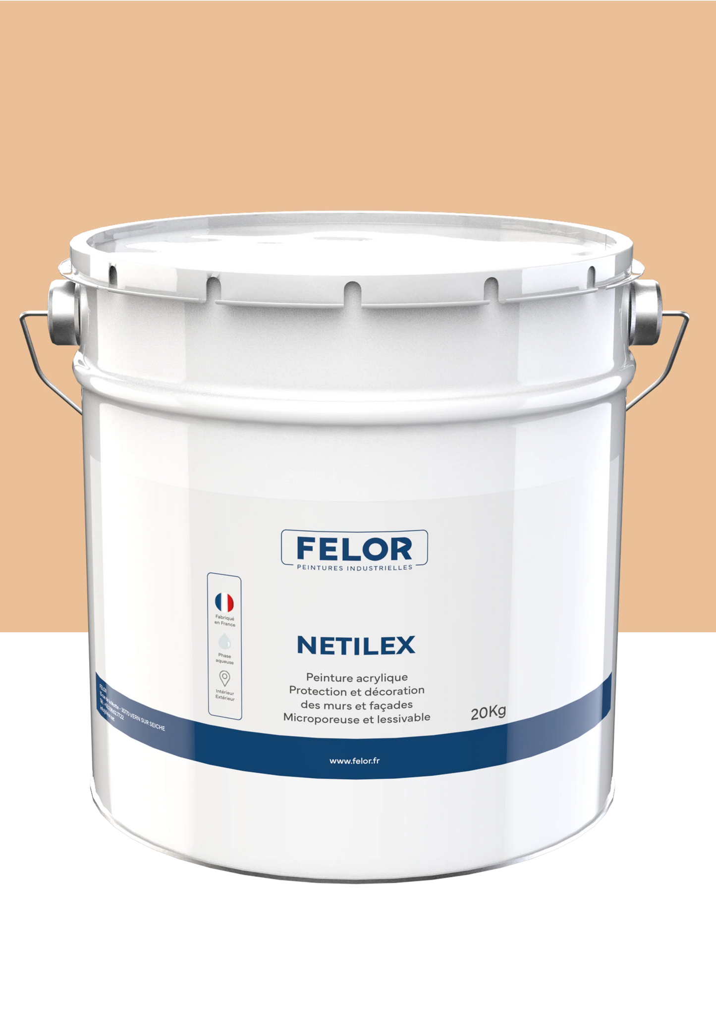 Peinture façade D2 microporeuse - NETILEX