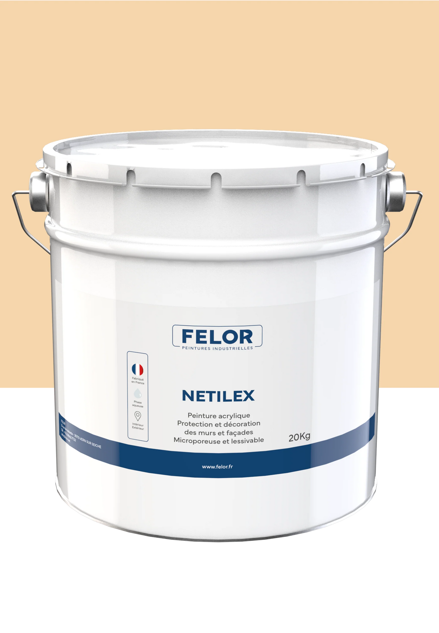 Peinture façade D2 microporeuse - NETILEX