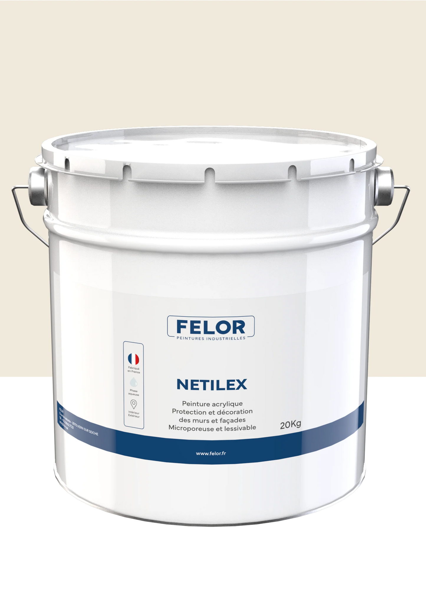 Peinture façade D2 microporeuse - NETILEX