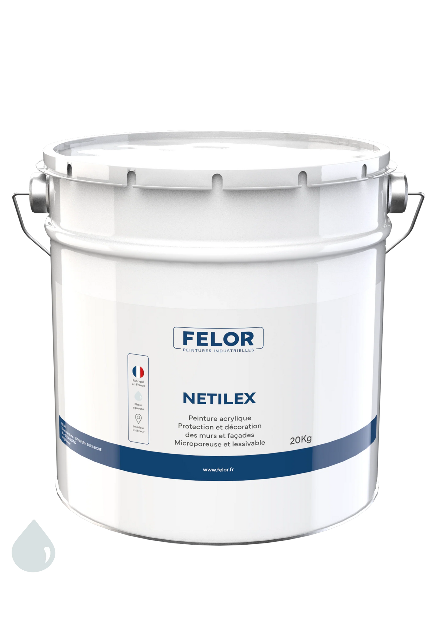 Peinture façade D2 microporeuse - NETILEX