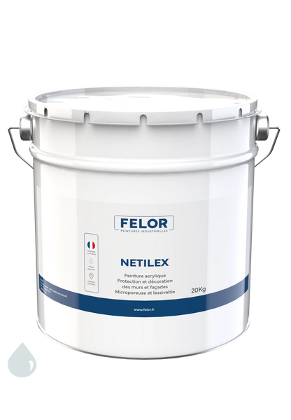 Peinture façade D2 microporeuse - NETILEX