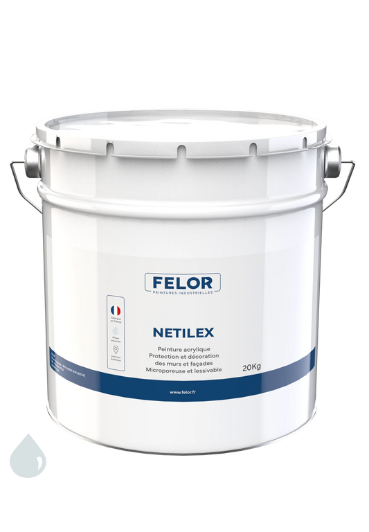 Peinture façade D2 microporeuse - NETILEX
