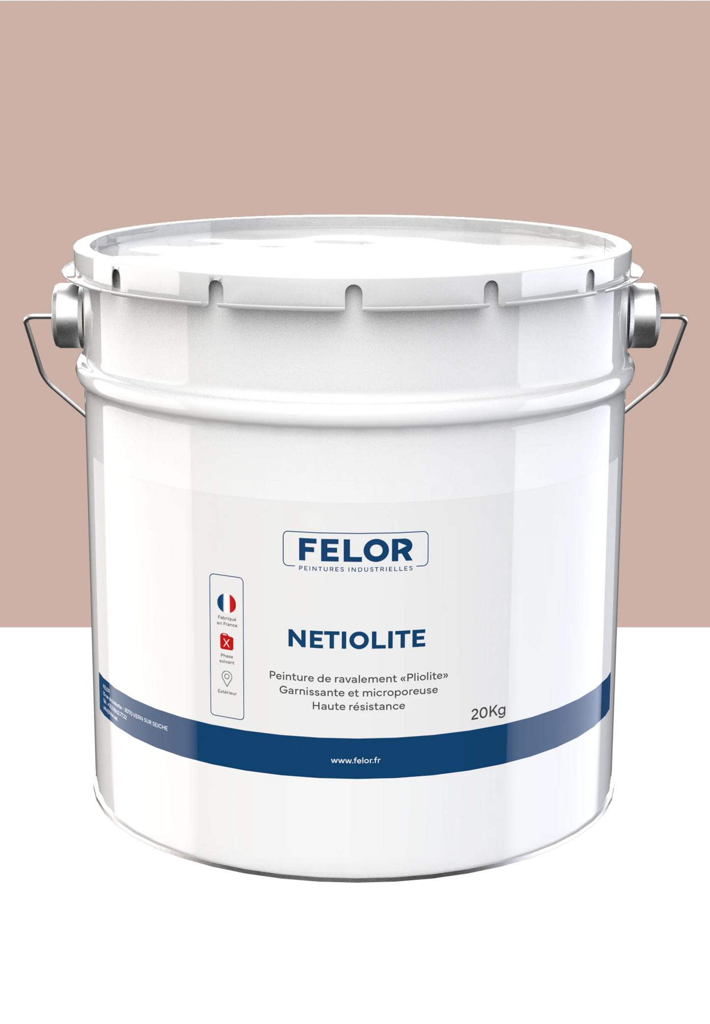 Peinture façade D2 à base de Pliolite - NETIOLITE