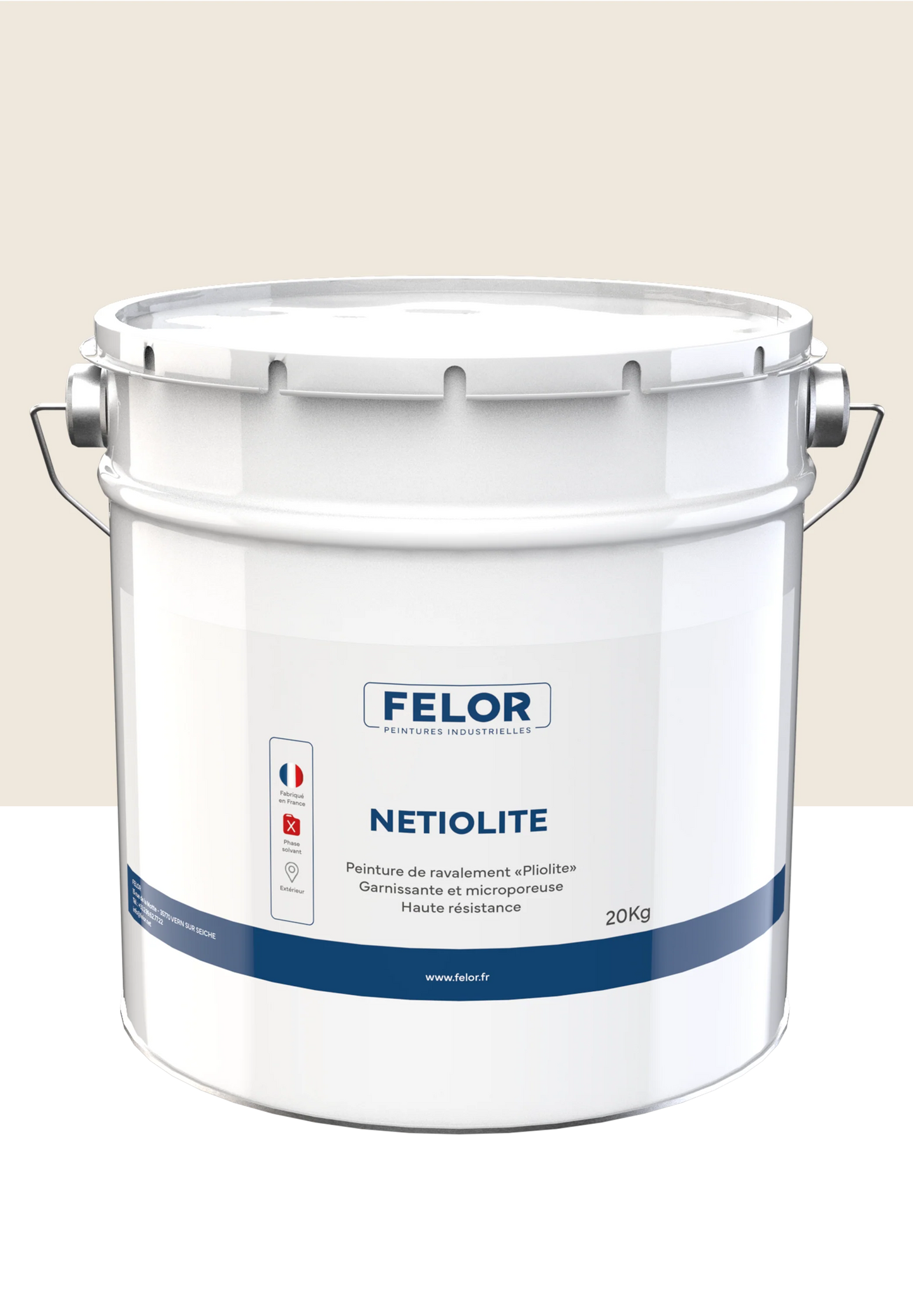 Peinture façade D2 à base de Pliolite - NETIOLITE