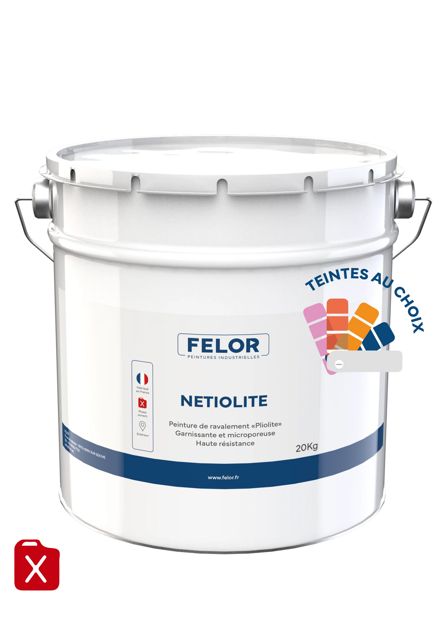 Peinture façade D2 à base de Pliolite - NETIOLITE