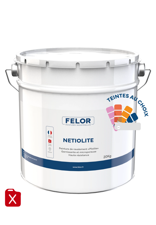 Peinture façade D2 à base de Pliolite - NETIOLITE
