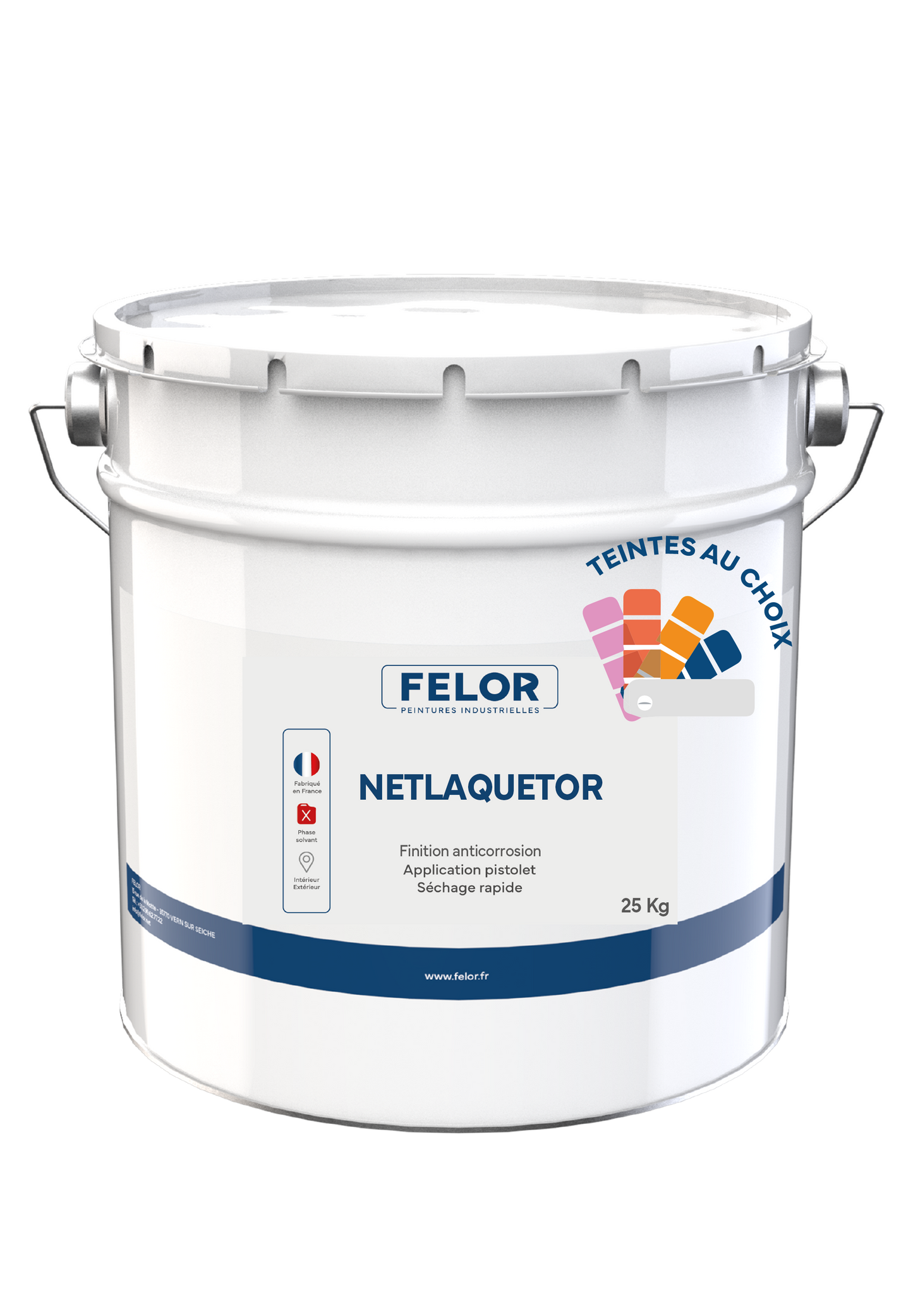 Peinture métal au pistolet - NETLAQUETOR