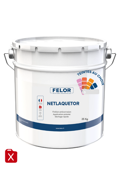 Peinture métal au pistolet - NETLAQUETOR
